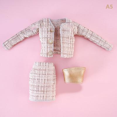 1 Set Abiti alla Moda per Bambola da 30 cm Moda Abito a Tre Pezzi 1:6 Vestiti per Bambole