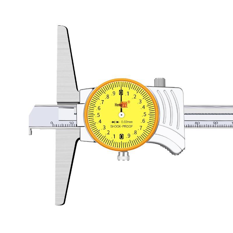 Constant Weight Depth Gauge with Hook & Dial, 0-150/200mm, Single/Double Hook Caliper