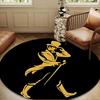 Johnnie Walker Round Mat Home Decor, Chair Rug For livingroom,Bedroom, Doormat Home Decor Birthday Gift Christmas Gifts
