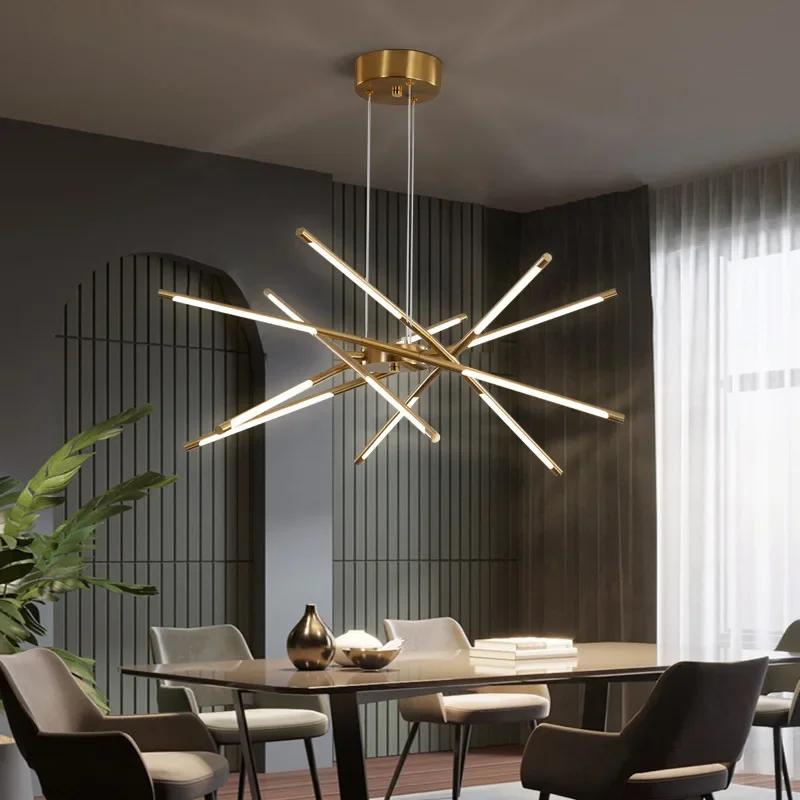 2024 LED Chandelier Light For Living Dining Room Kitchen Bedroom LED Pendant Lamp Creative Design Hanging Fixture