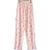 LangSha [100% Cotton] Women's Pajama Pants, Simple Basic Plaid Sleepwear, Loose Comfortable Loungewear, Suitable for Outdoor Wear