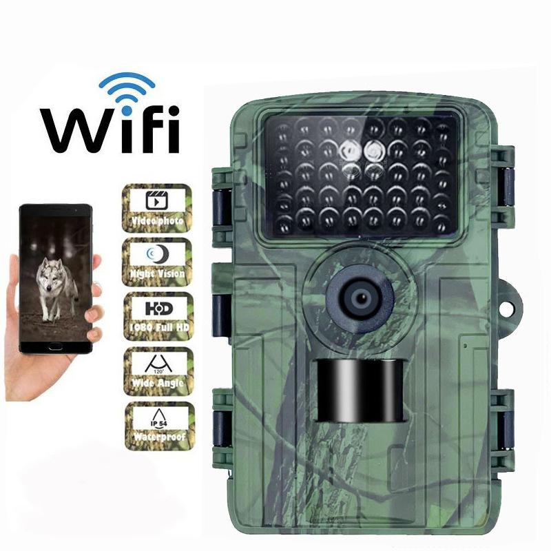 

Pr5000 Wi-Fi Охотничья тропа Камера Hd 32mp 1080p ИК ночного видения Открытый дикая природа Животные смотрят видеорегистратор Cam Водонепроницаемая камера