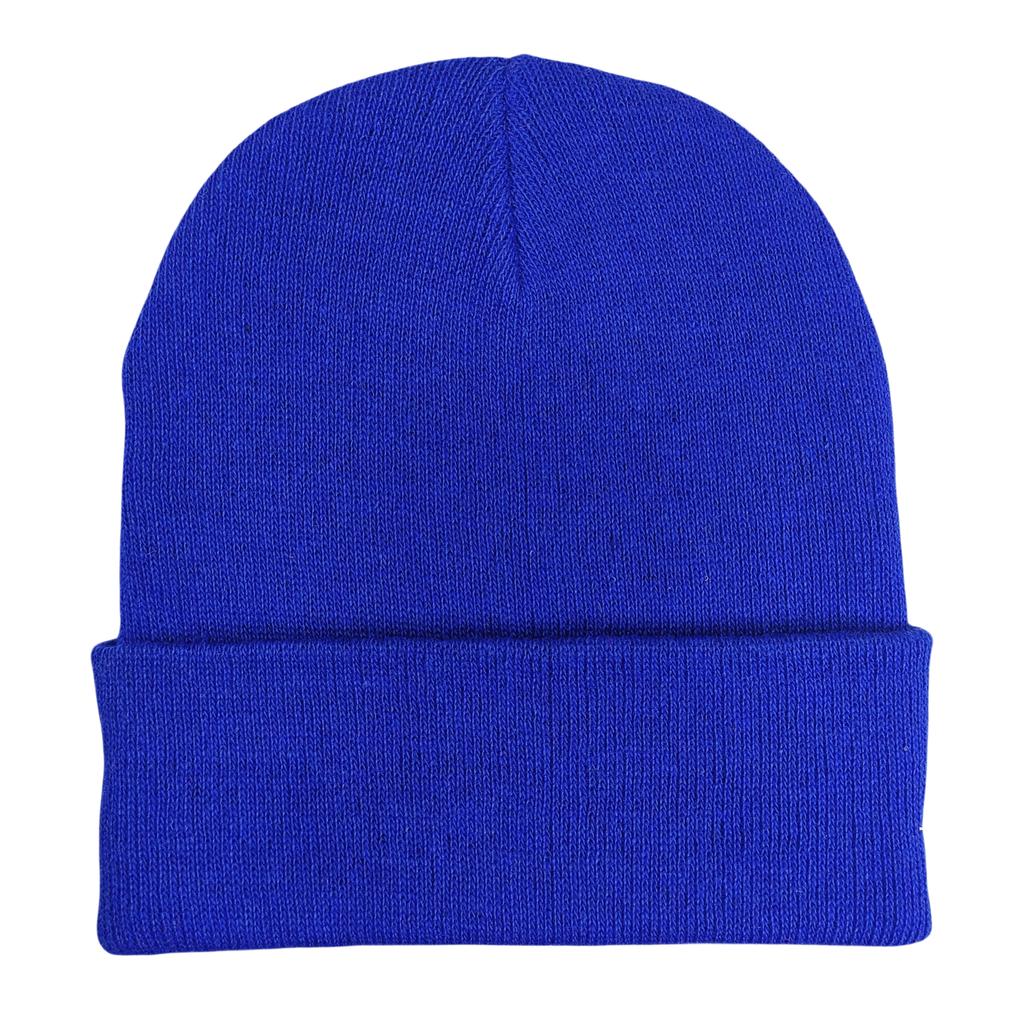 Custom Plain Knit Beanie Soft Winter Hat with 58 Colors Ready Stock Embroidery Logo