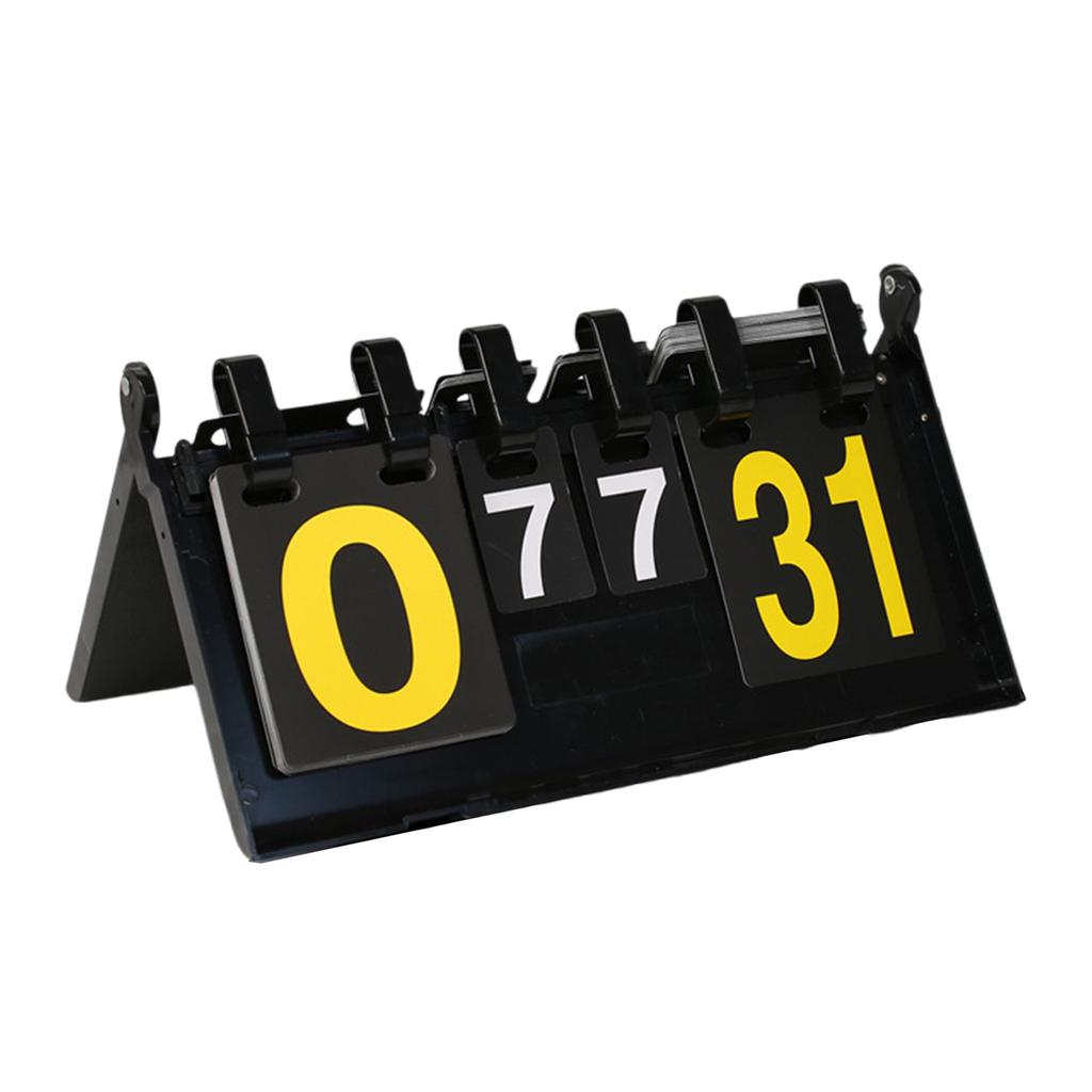 Tabletop Scoring Board Portable Tabletop Scoreboard Flipper MultiSports Score Flip Scoreboard Easy Flip Score Keeper