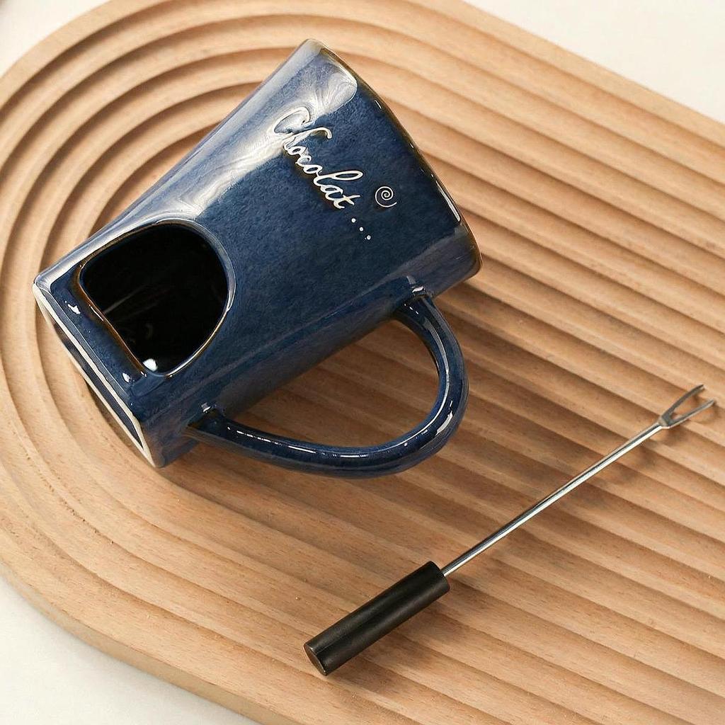 Chocolate Fondue Mug Kitchen Appliances Birthday Home Snack Butter Warmer Wedding Dessert