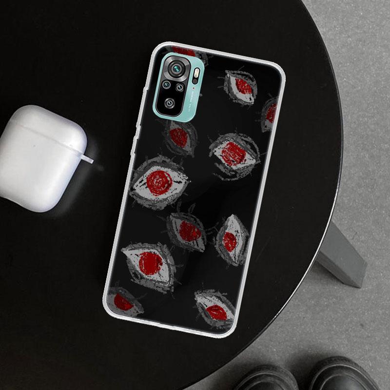 Scary Face Eyes Phone Case Cover for Xiaomi Redmi Note 15 14 13 12 11 Pro Plus 14S 12S 11S 11T 11E 10S 10 Customized Fundas Redm