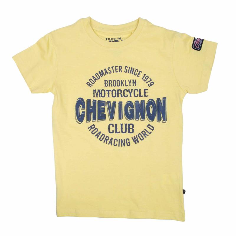 

Детская футболка с короткими рукавами из бруклинского флока CHEVIGNON
