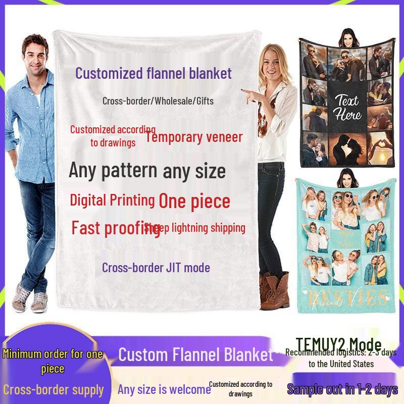 

Customizable Flannel Nap & Air Conditioning Blanket Other Weight