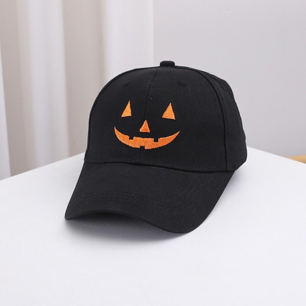 Lightweight Halloween Baseball Cap Breathable Sunshade Cap Funny Pumpkin Embroidery Hat  Outdoor
