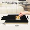 Interactive Pet Nail Scratch Board With Treat Storage Pull Out Design Dog Cat Grooming Scratcher Toy Puppy Scratch Board