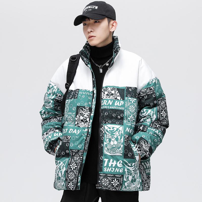 Thickened Cotton-padded Coat Men's Winter Warm Collar Cotton-padded Jacket