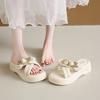 Fairy Wind Thick-bottomed Cool Slippers Female Summer Wear 2025 New with Skirt Soft-bottomed Casual Muffin Beach Slippers