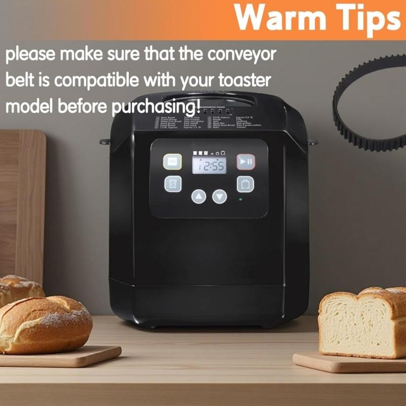 Curea Mașină de Pâine cu 142 Dinți Curea de Antrenare din Cauciuc pentru Transmisie Lină în Sisteme de Antrenare pentru Electrocasnice de Bucătărie