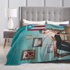 Omar Courtz Singer Soft Blanket  Girls Boys Plush Throw Blanket Comfortable Couch Bed Flannel Bedspread Sofa Bed Cover