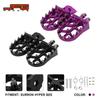 Motorcycles FootRest Footpegs Foot Pegs Pedals CNC Aluminum For Surron Hyper Bee Electric Moto E-bike Dirt Pit Bike