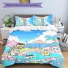 3pcs Chiikawa1 Pattern Bedding Set Duvet Cover Set Includes Duvet Cover &pillowcases, Perfect All Season Bedroom Decoration & Gift