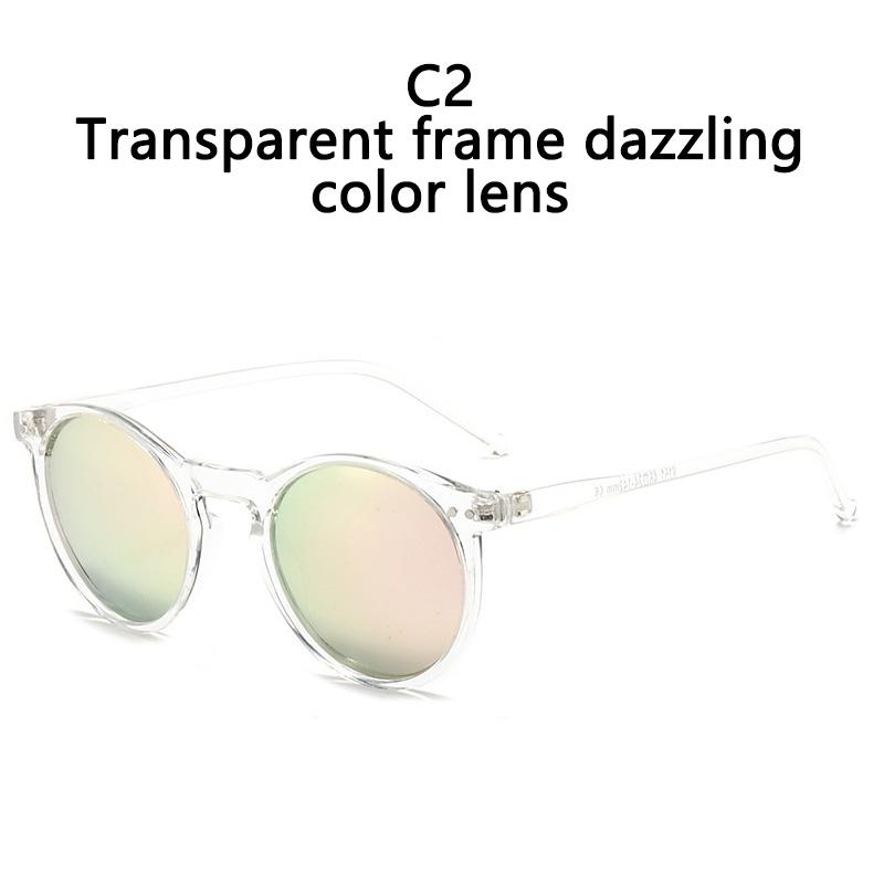 Fashion Polarized Sunglasses Soft Transparent Color Frame Clear Lens Sun Glasses Classic Vintage Sunshades For Men&Women