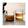 Shot Glasses Espresso Parts Double Spouts Milk Cup Clear Glass (Clear Glass-1Pack)