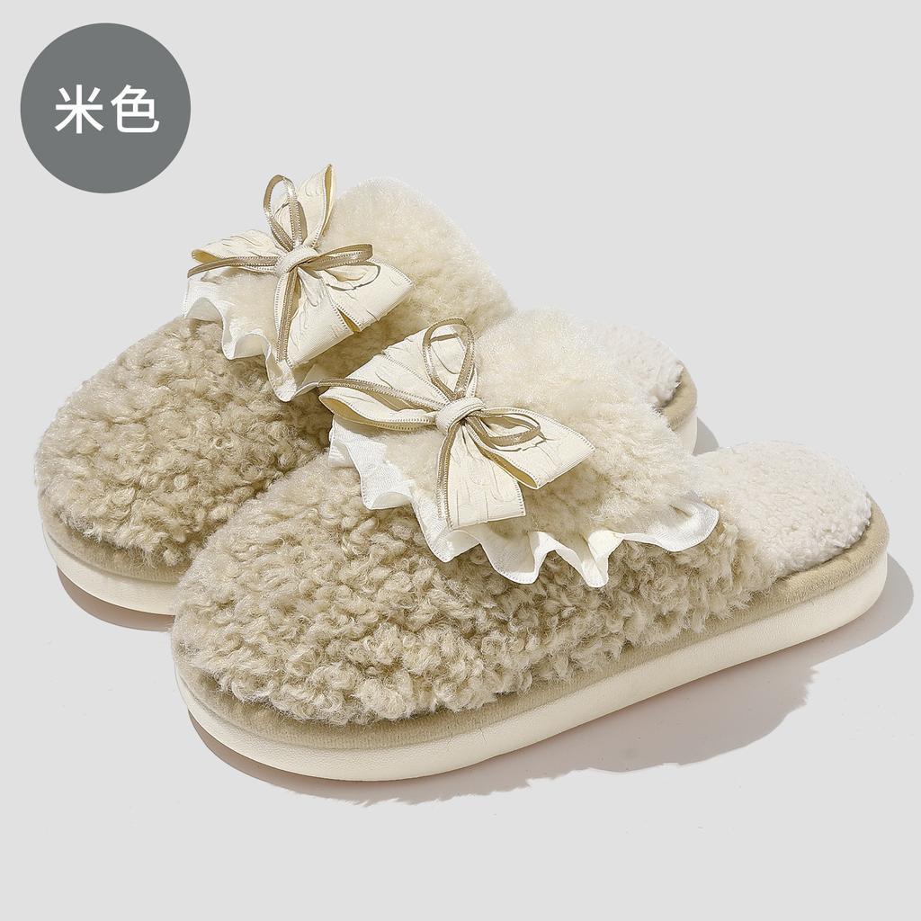 Couple Winter Cotton Slippers Autumn and Winter 2025 New Indoor Home Non-slip Soft Bottom Plush Cotton Drag