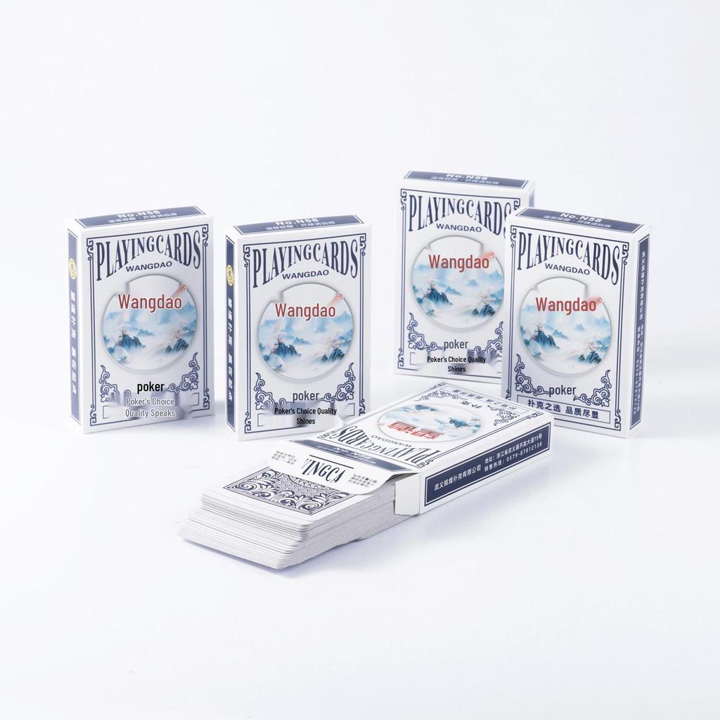 Wangdao N58 Ancient Style 10-Deck Playing Cards Set for Card Rooms and Tabletop Games