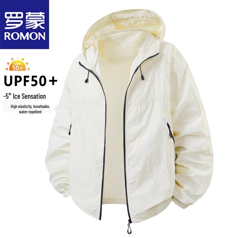 ROMON Men's Lightweight Sun Protection Hooded Jacket