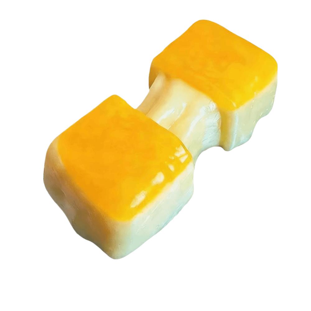 Simulated Yellow Rice Cake Squeeze Toy Relax Gift Slow Rebound Squeeze Toy  For Adult жёлтый