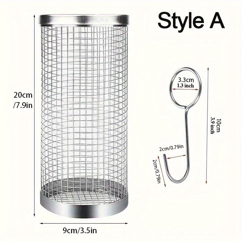 

Сетка для барбекю, вращающаяся корзина для барбекю, круглая сетка для барбекю из нержавеющей стали, уличный гриль для барбекю, переносной уличный гриль для кемпинга
