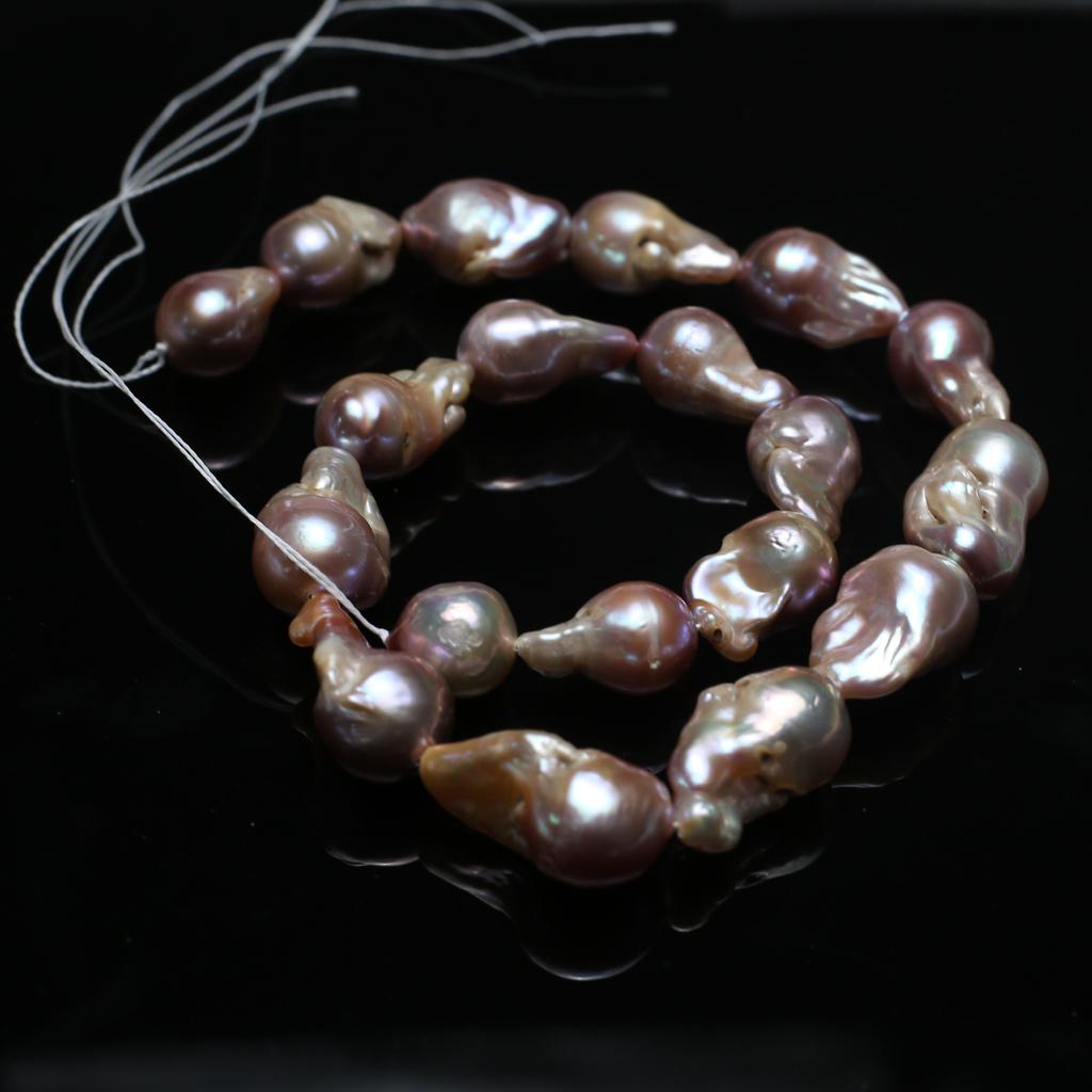 Baroque Pearl 25x13mm Tail-Shaped Beads For Jewelry Making DIY Bracelet Earrings Necklace Accessory