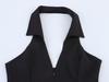 2025 Spring Women's European and American Halter Neck Shirt Dress Pants