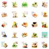 50 Creative Book Series Beautiful Ins Style Graffiti Stickers