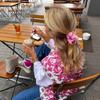 Womens Quilted Sleeveless Vest With Retro Print Design Winter Streetwear Camping Outerwear