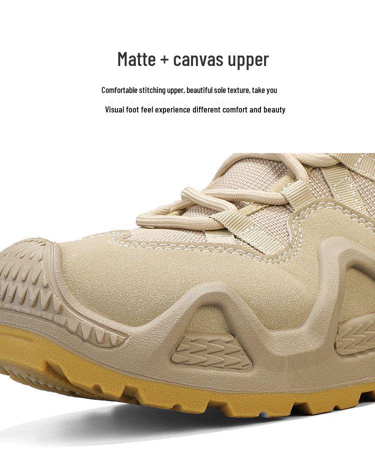 Men's 2025 Autumn High-Top Hiking & Work Boots - Non-Slip, Wear-Resistant for Outdoor & Construction.