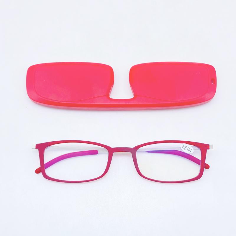May Flower High Quality Light Anti-Blue  Reading Glasses  Thin Portable Presbyopia Spectacles Glasses Men With Case +3.5