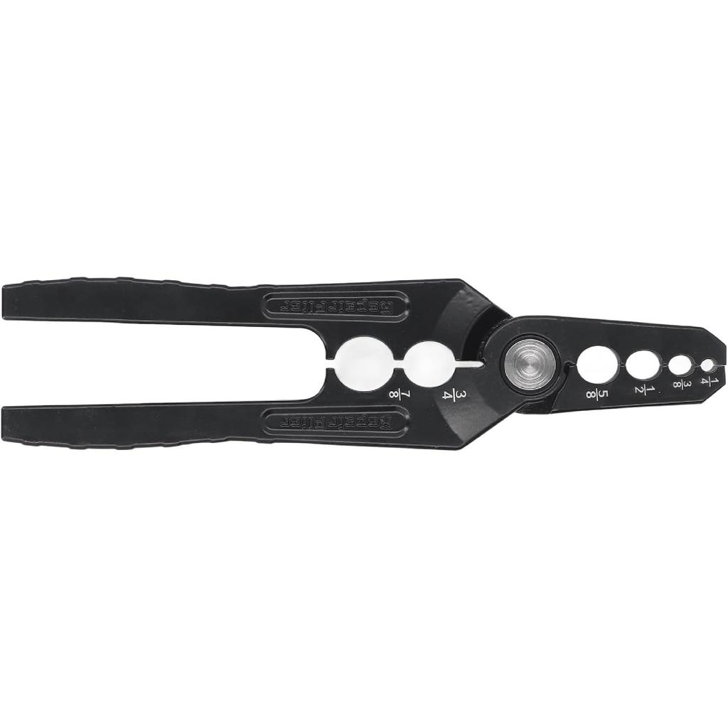 Narzędzie do naprawy rur miedzianych, Ręczne zaokrąglarka do rur miedzianych dla 1/4 cala 3/8 cala 1/2 cala 5/8 cala 3/4 cala 7/8 cala, Szczypce do kształtowania rur, Narzędzie do zaokrąglania rur, Aluminium