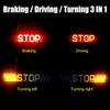 Tail Light Turning Left/right Motorcycle Turn Signals Universal LED Flashing Brake Light For Motorcycle License Plate Light