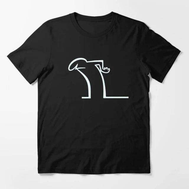 Happy Fashion T-Shirts La Linea Die Linie Osvaldo Cavandoli TV Unisex WoUnisex Stil Streetwear T-Shirt Rundhals Lässige Oberteile Camisetas