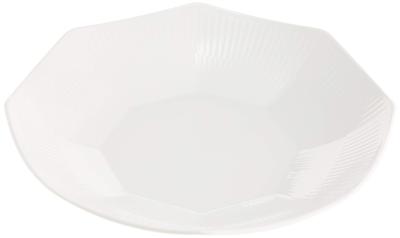 İthal Royal Copenhagen Beyaz Yivli Kemerli Kase 25cm Düğün Hediyesi Hediye 1020510 [Normal Ürün]