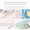 Metal Craft Ruler Paper Tearing Ruler for Embossing Scrapbooking Jagged Edged Ruler for Card Making School Craft Project