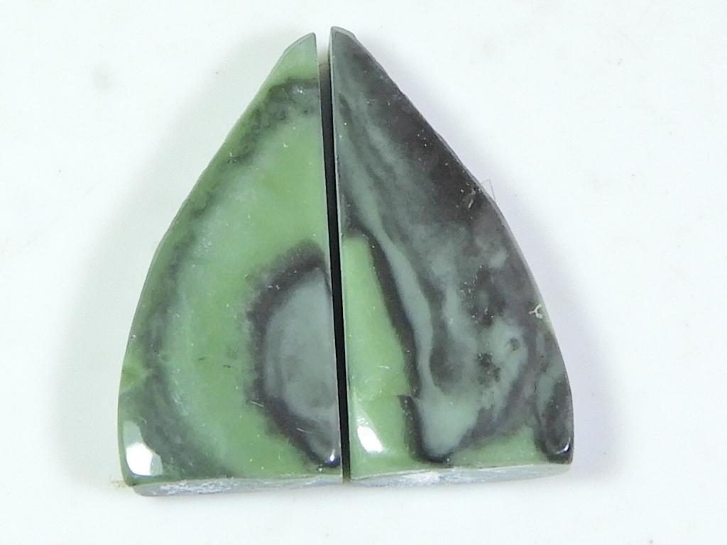 Natural Combo Jasper Matched Pair Fancy Cabochon Loose Gemstone 10X23X03MM SK-242