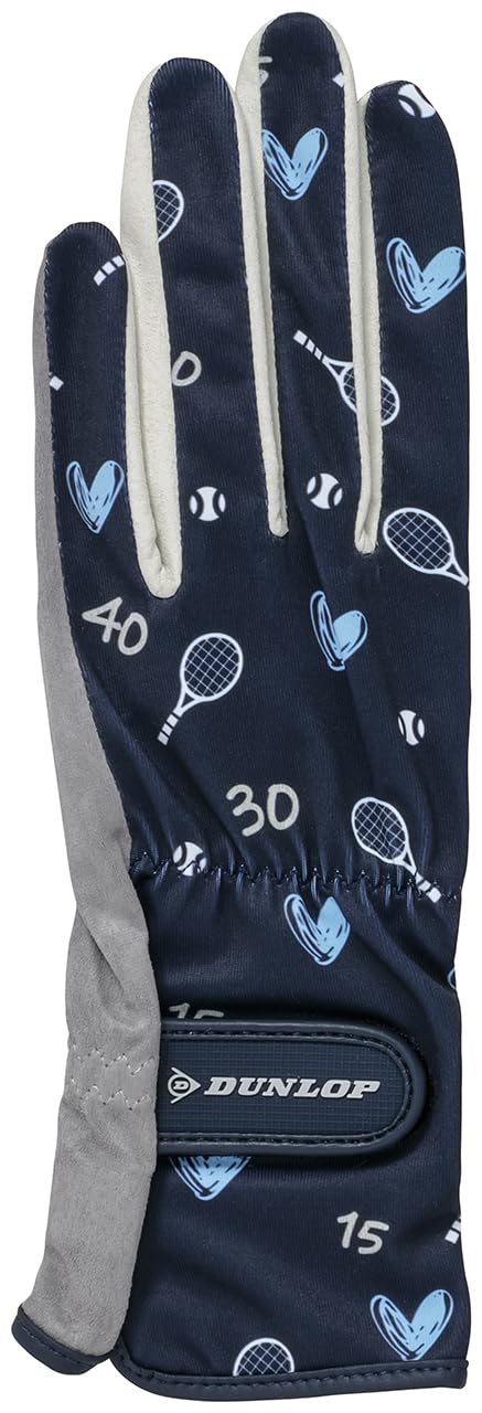 

Теннисные перчатки Dunlop для хард-тенниса, комплект перчаток для обеих рук, без ладони, темно-синие, M, TGG0561W (Полные пальцы, Отверстия)