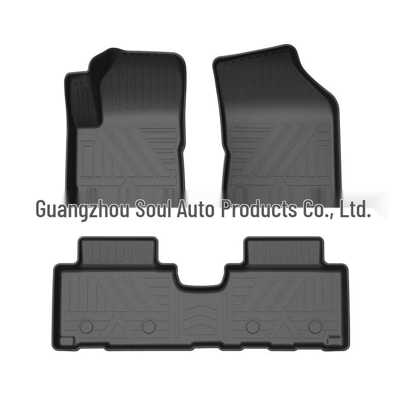 Eco-Friendly TPE Floor Mats for 2021 Chevrolet Equinox, Waterproof and Full Coverage Trunk Mat Included