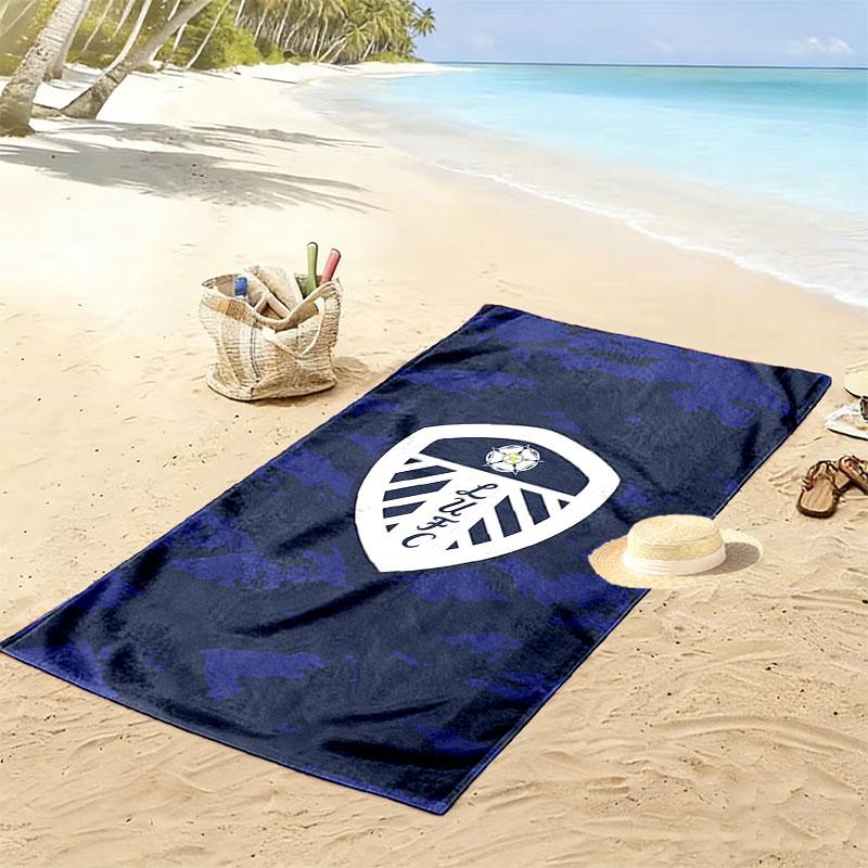 LUFC Fußball Strandtuch, Großes Weiches Schnelltrocknendes Handtuch für Strand Camping Schwimmen