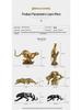 Gold Leopard Ornament: European Creative Art for Hotel and Office Entrances