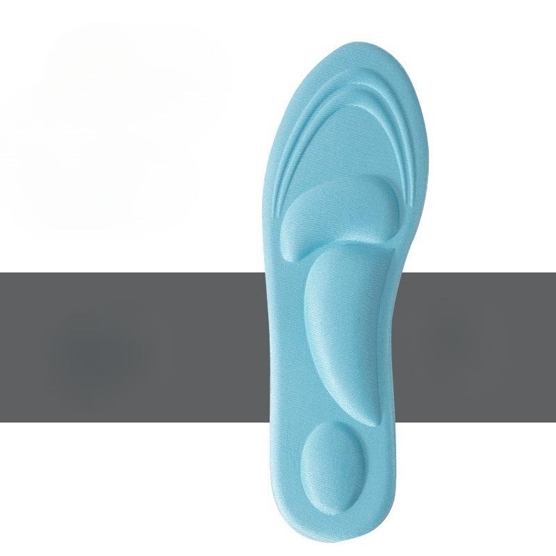 Sponge vložky Pain Relief Měkká 4D paměťová pěna Ortopedické vložky Boty ploché