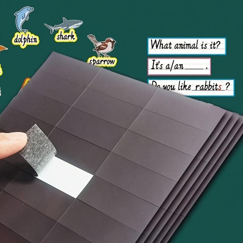 1Set, Adhesive Backed Magnetic Sheet Multifunctional Multi-Scene Magnetic Stickers, Can Be Used As Refrigerator Stickers