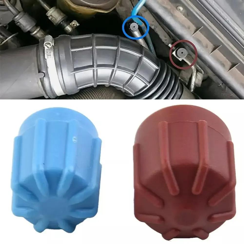 Brand New AC System Repairs Car A/C Valve Cap ABS Plastic Air Conditioning Anti-leakage Automotive Dust Prevention