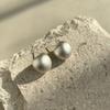 Matte Metal Retro Earrings Women's Personality Minimalist Vintage Design Elegant Temperament Everyday Ear Jewelry