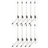 Resistant PVC Fishing Swivels Connectors Light weight Fishing Tool for Enhances Line Control Anglers