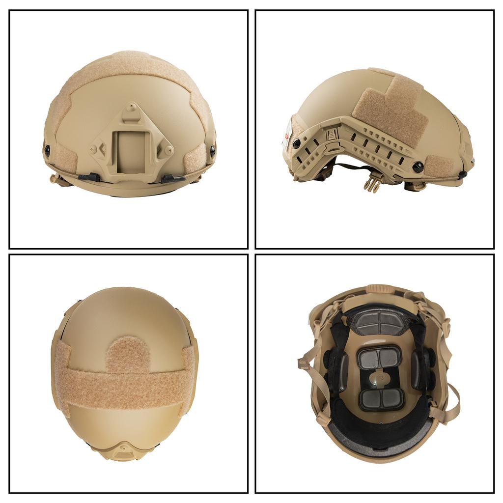 Einstellbarer Kopfumfang Taktischer Helm Militärlüfter CS Feldausrüstung Outdoor-Sportspielhelm