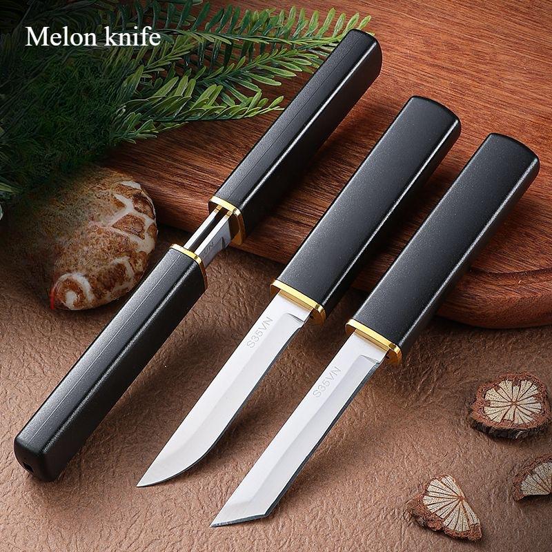 

Двойной нож «Дракон и Феникс» Нож с двойным лезвием Портативный бытовой нож для фруктов Нож для дыни Экспресс-нож 2pcs / Set